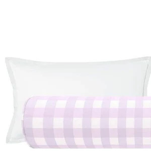 The Bolster : Charleston Check // Lavender | Buffalo Check | Kids Room | Light Purple Buffalo Bol... | Etsy (Global)