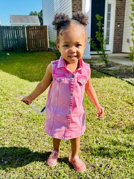 My baby’s birthday outfit courtesy of Gap! 💕 This pink denim dress is the cutest! 

#LTKbaby #LTKkids