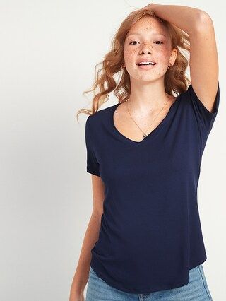 Luxe V-Neck Tee for Women | Old Navy (US)