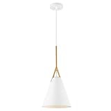 Light Society LS-C399-WHI Kalix 10" Pendant Light, White | Amazon (US)