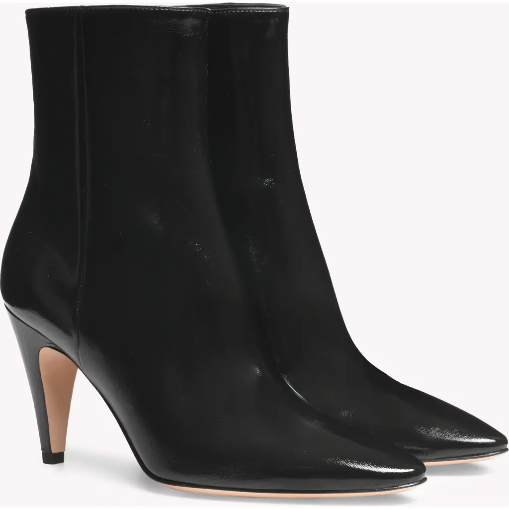 Gianvito Rossi Amelia Bootie in Black Nappa at Nordstrom, Size 35.5 | Nordstrom