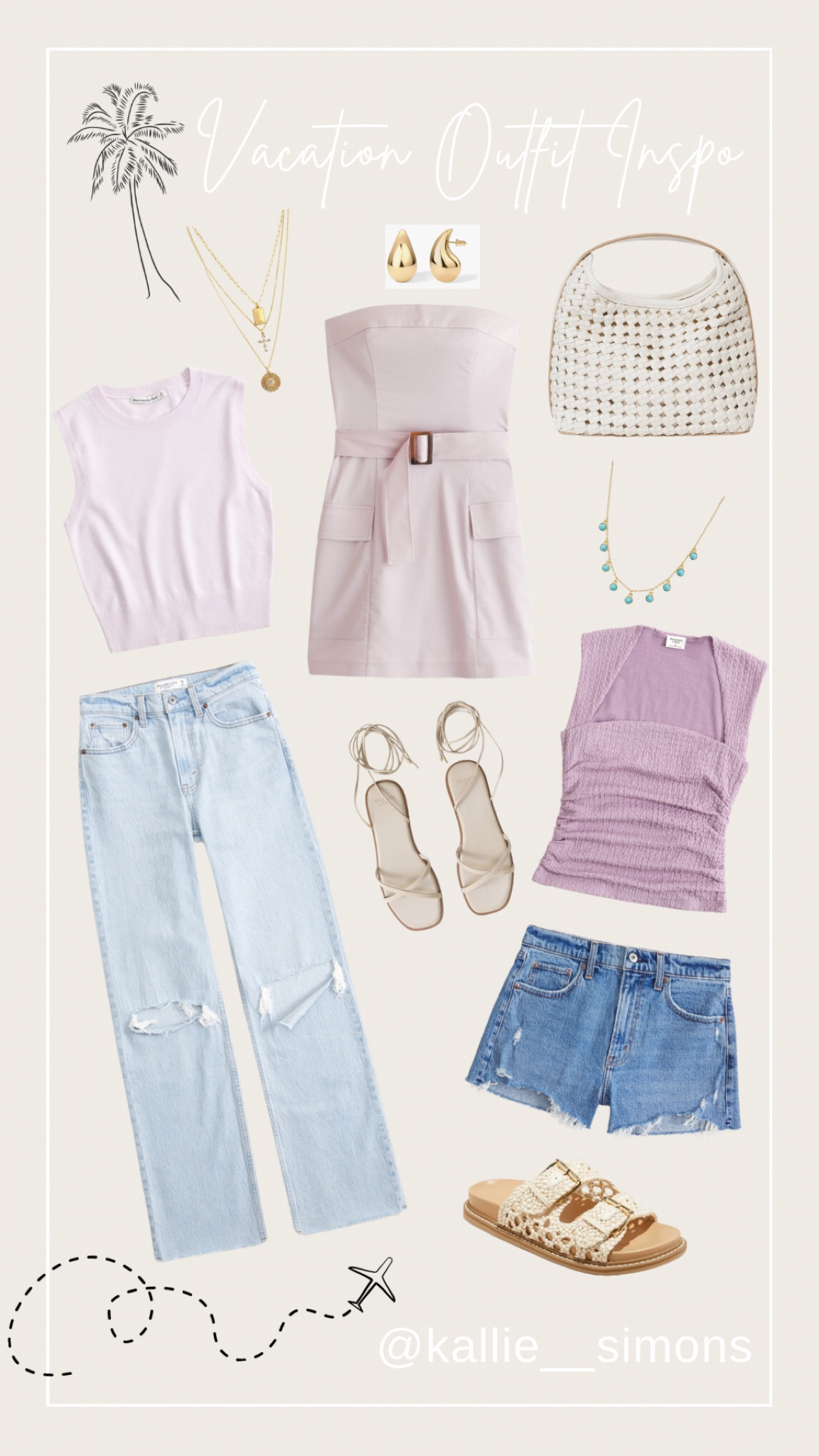 Vacation outfit inspo 
Summer outfit inspo 
Resort wear 
Resort inspo vacation inspo 
Beach bag 
Summer sandals 
Summer jewelry 
Abercrombie finds 
Abercrombie sale
Summer outfit  
Spring break outfit 
Spring break inspo
Travel inspo 
Beach inspo 
Beach outfit 
Summer jewelry 
Abercrombie jeans 
Summer trends 
Spring trends 
Tie front top 
Green top 
White shorts 
Jean shorts 
Spring shoes 
Spring sandals 
Summer sandals 
Gold jewelry 
Gold hoops 
Amazon jewelry 
Affordable jewelry 
 Jean shorts 
Jean cutoff shorts 
90s straight jeans 
Boyfriend jeans 
Ripped jeans 
Abercrombie jeans 
Spring jeans 
Summer shorts 
Summer outfit 
Spring colors 
Spring pink 
Pink dress 
Pink top 
Summer purse 
Spring break purse 
Spring purses 
Target finds 
#LTKSpring

Comment SHOP below to receive a DM with the link to shop this post on my LTK ⬇ https://liketk.it/566On #ltkseasonal #ltkstyletip

#LTKSeasonal #LTKStyleTip #LTKShoeCrush