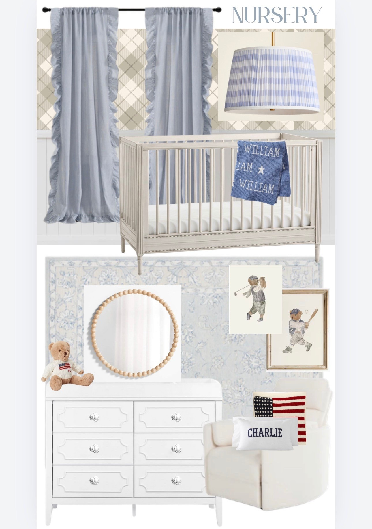 Boys nursery room ideas 🧸🩵

Home decor, baby room, home inspiration, nursery design 

#LTKHome