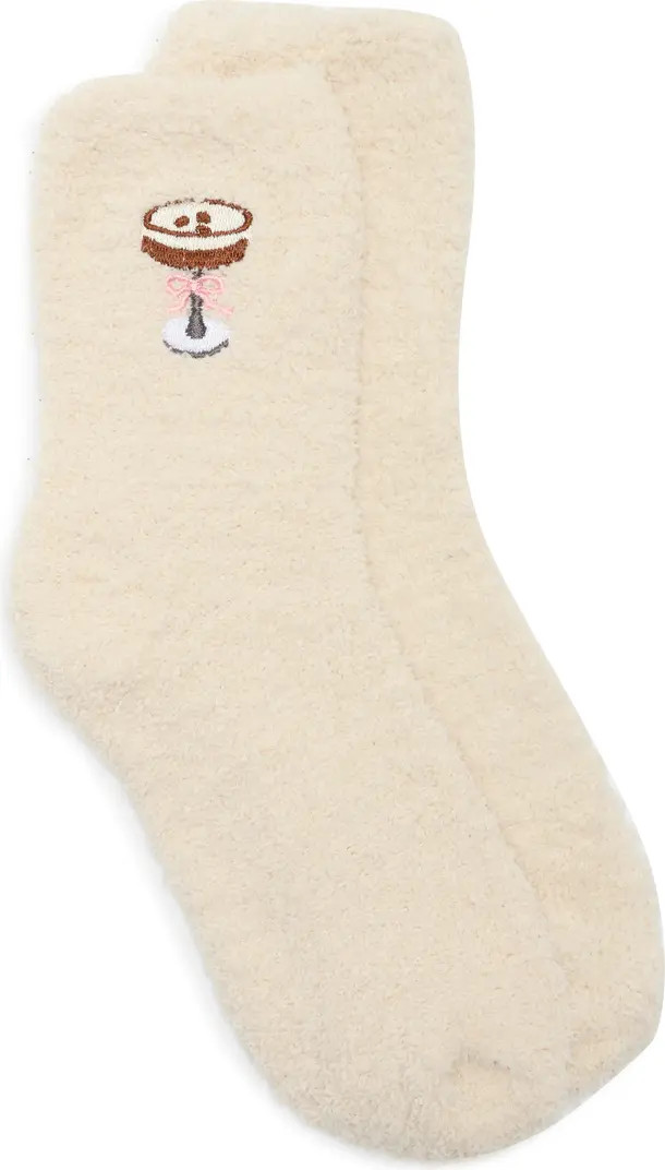 Embroidered Espresso Martini Crew Socks | Nordstrom Rack