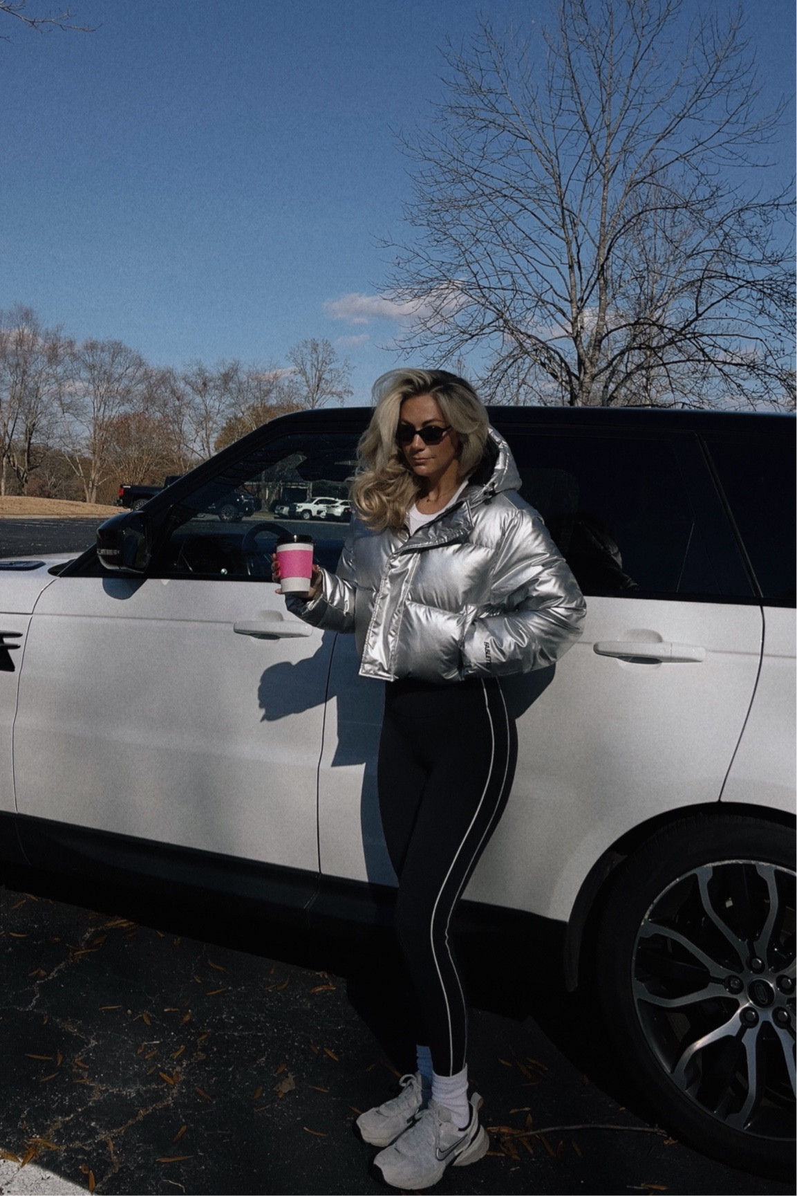 athleisure wear but make it cute 💗

Fabletics metallic jacket - M
Target leggings - M
Nike V2K - size 8 (true to size)
Amazon sunglasses 

Workout clothes, workout sets, athleisure wear, sets  

#LTKCyberWeek #LTKGiftGuide #LTKFitness