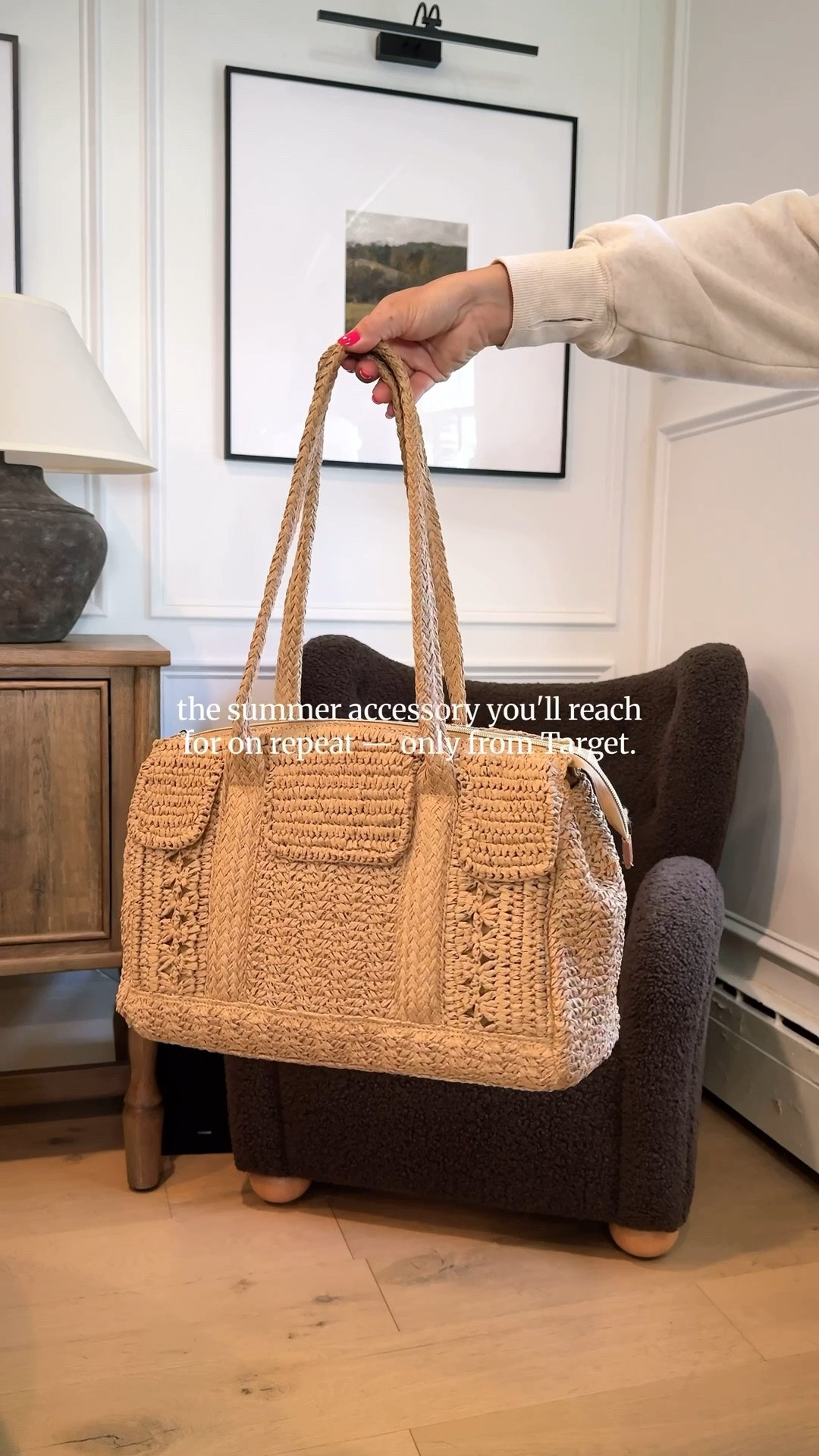 This top-rated, straw handbag from @Target is the summer accessory you will keep reaching for. 🌾

style | affordable | tote | vacation | resort | fashion | neutrals

#LTKSaleAlert #LTKSeasonal #LTKootd