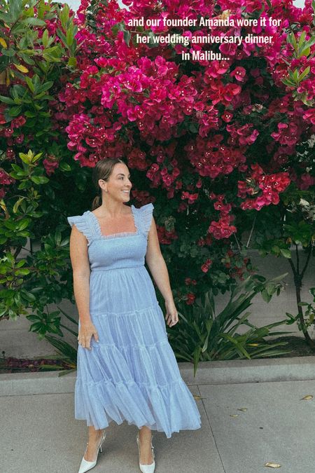 One of my fav dresses from 2023 - wore on an anniversary getaway in Malibu

Super comfortable - runs TTS 

Blue tulle dress, nap dress dupe, baby shower dress, anniversary dress, what to wear on your wedding anniversaryy

#LTKfindsunder100 #LTKmidsize