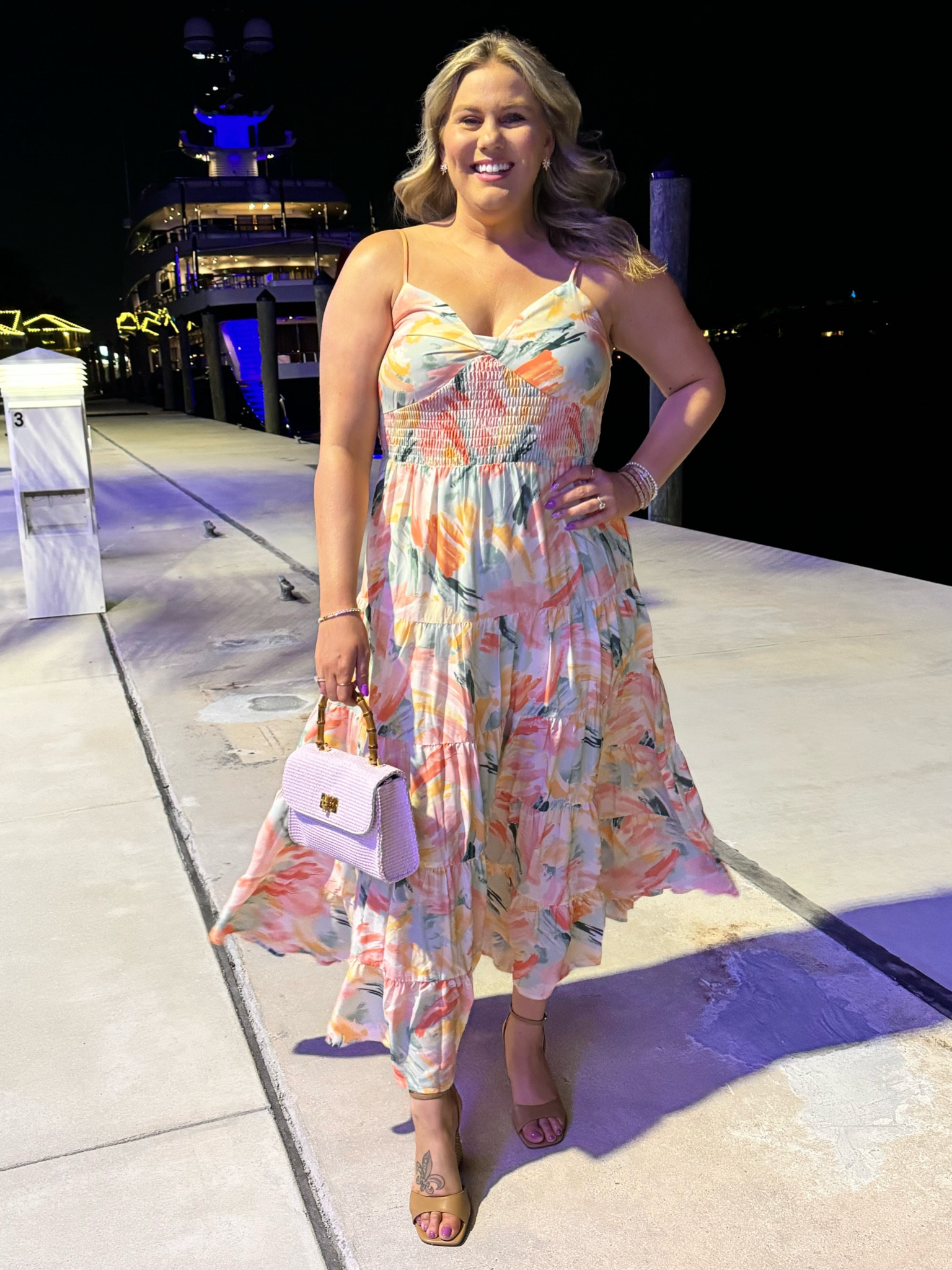 Loving all the pastels this spring. This maxi dress & my bag are currently 25% off with code MAR25. 

#LTKSeasonal #LTKsalealert #LTKmidsize