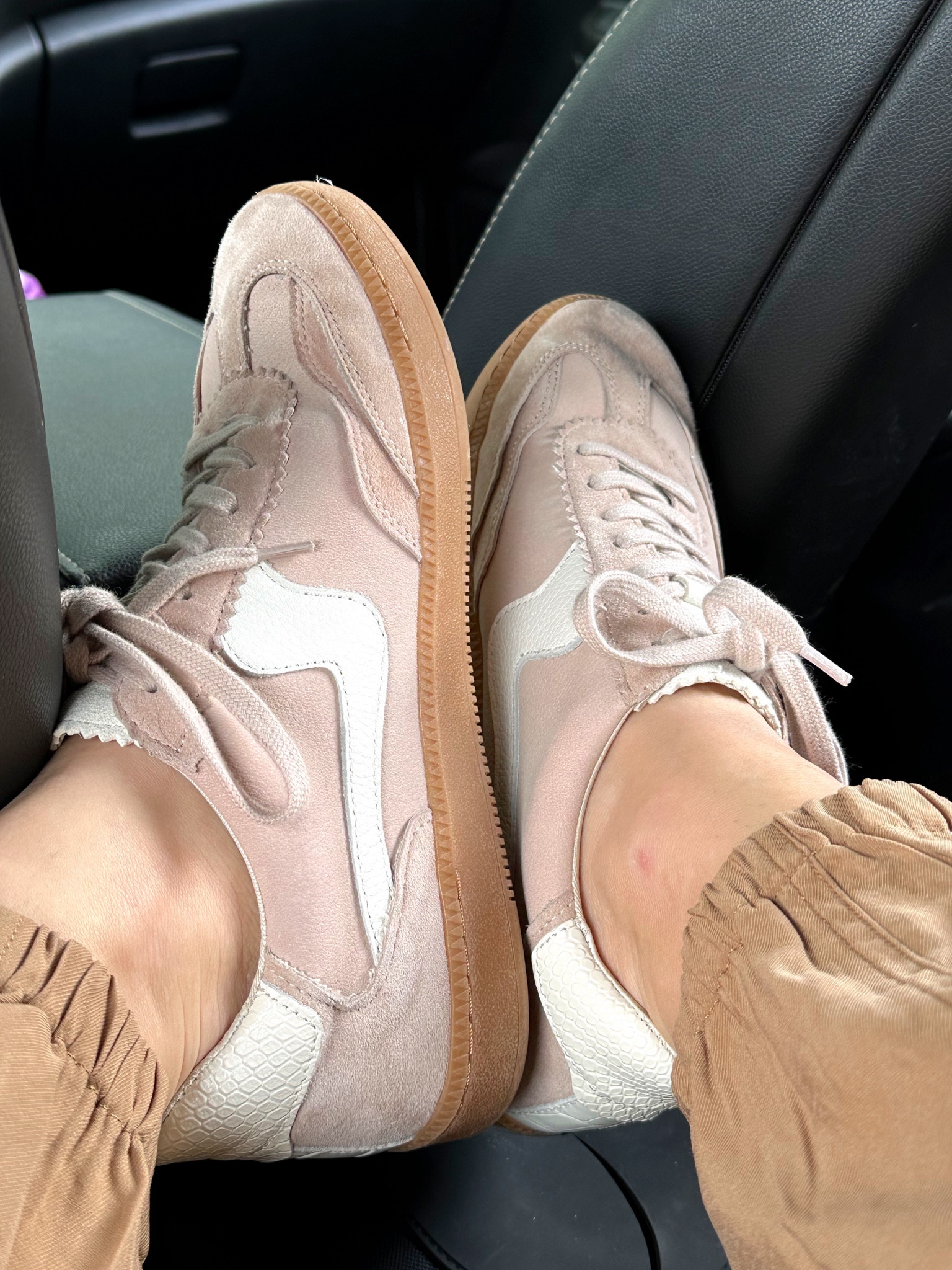 Cutie spring sneakers - mine are in the color BLUSH NUBUCK. Sized up 1/2 size to 8.5 and they fit perfect. 

#LTKshoecrush #LTKstyletip #LTKSeasonal