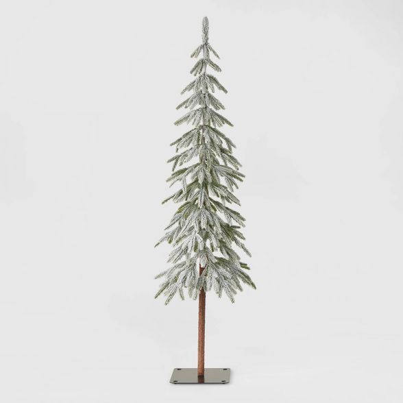 5ft Unlit Downswept Flocked Alpine Balsam Artificial Christmas Tree - Wondershop&#8482; | Target