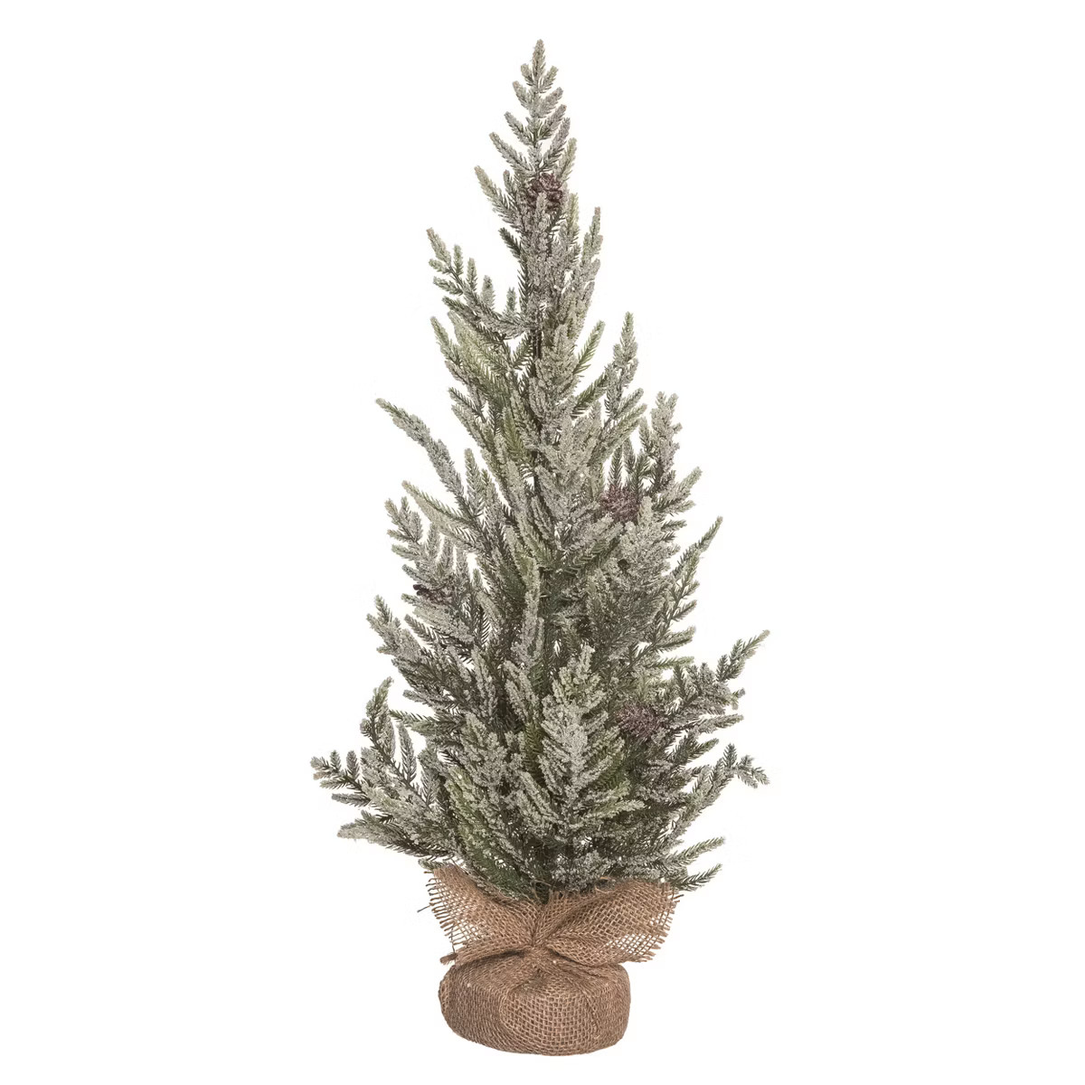 Transpac Artificial 24 in. Multicolor Christmas Relaxed Leaf Tree | Target