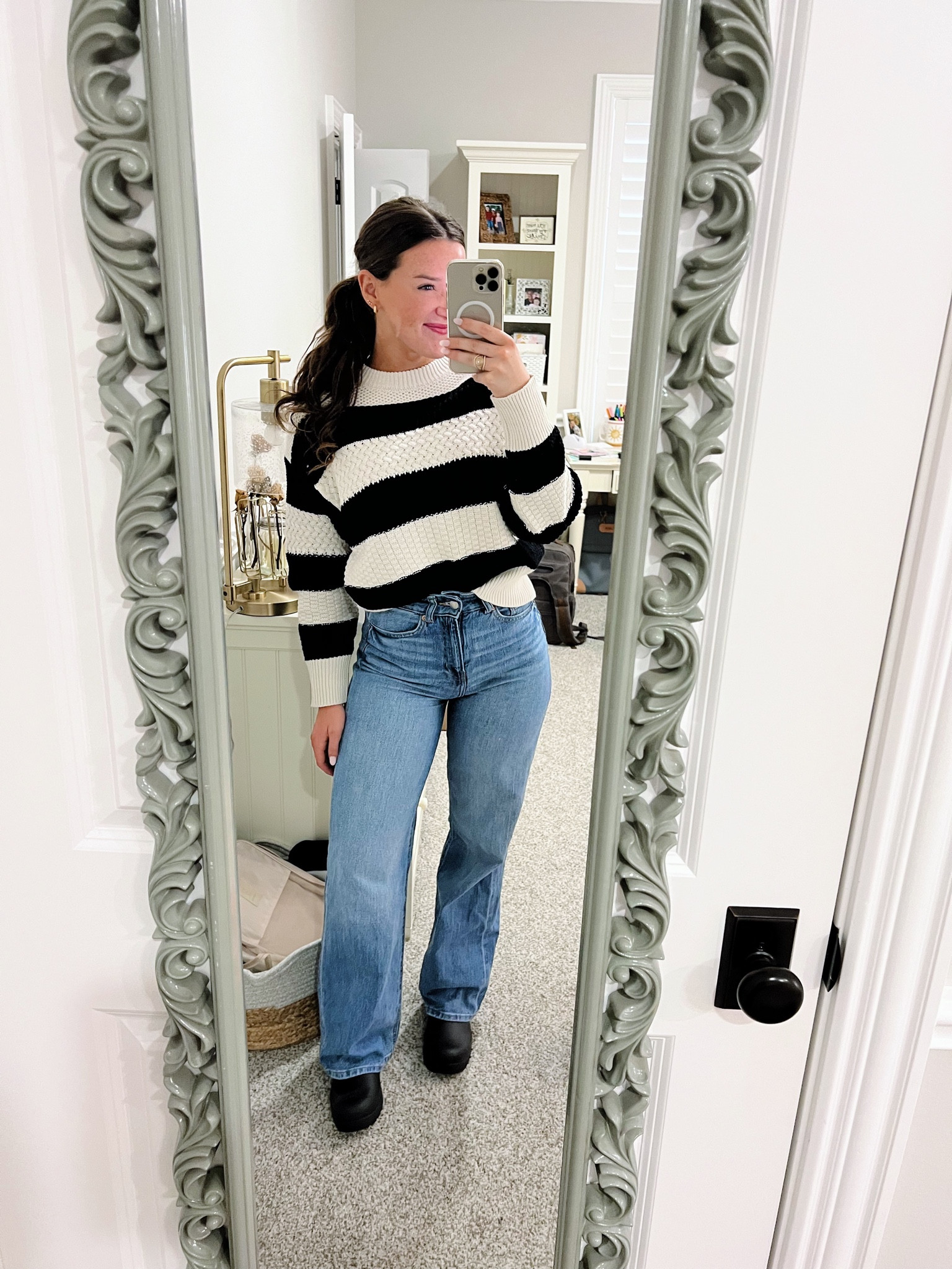 loving this target sweater for fall fashion fits! wearing an XS in sweater & 4 in jeans!

#LTKSeasonal #LTKfit