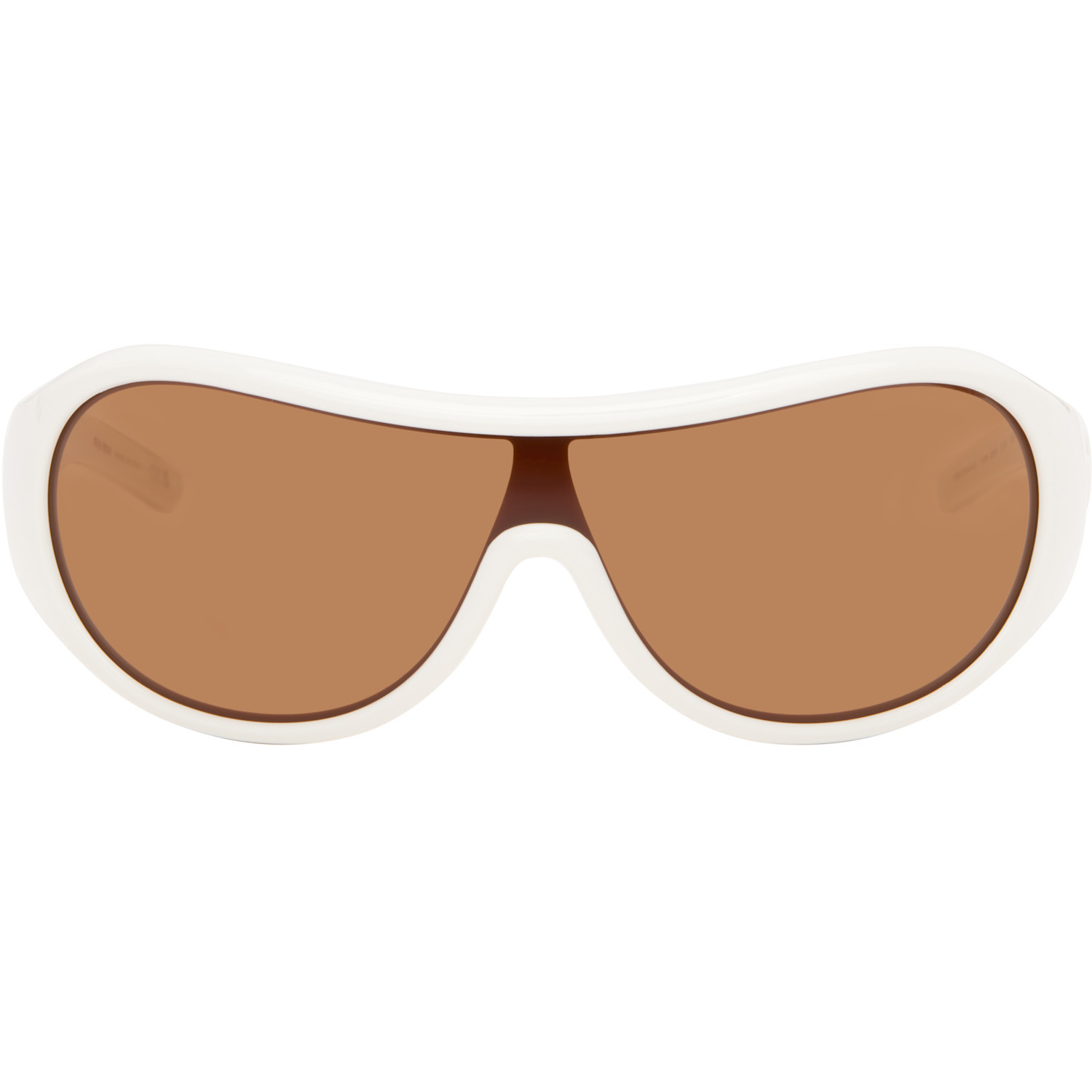 Miu Miu Eyewear White Ivresse Sunglasses | SSENSE