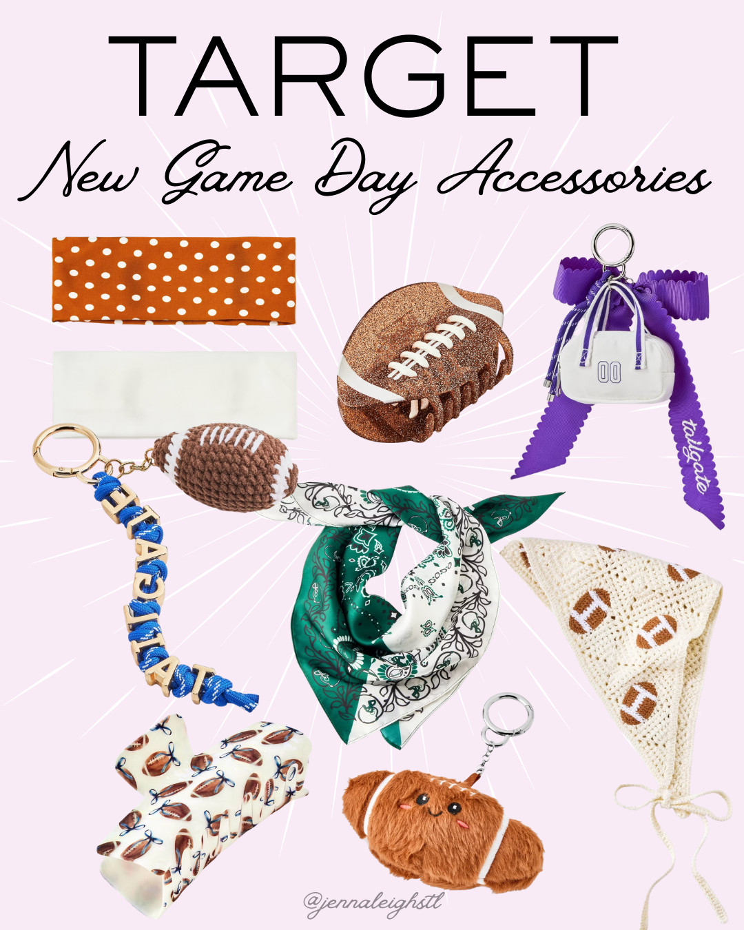 Soooo many fun new game day accessories just dropped at Target! From bandanas and headbands to bows, they have just about every team color you can think of. Such an easy way to complete your game day outfit without spending a fortune! 

 #LTKootd #LTKSeasonal #LTKMidsize