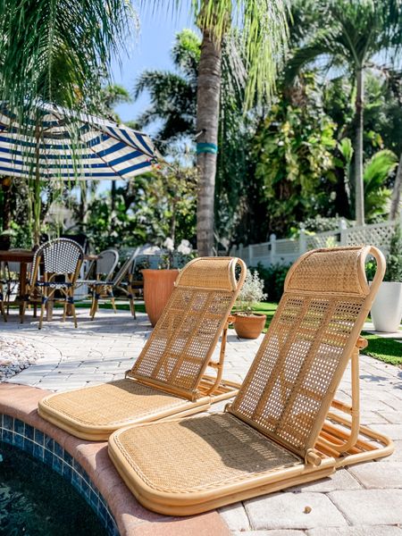 Loving our new poolside chairs! 4 levels of back adjustments and they fold up so you can move them around, take them to the beach and more! 

#LTKSeasonal #LTKhome #LTKswim