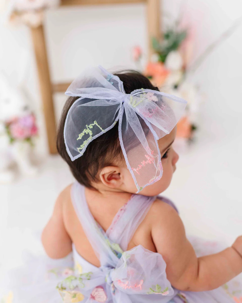 Wisteria Tulle Alligator Clip | Bums & Roses