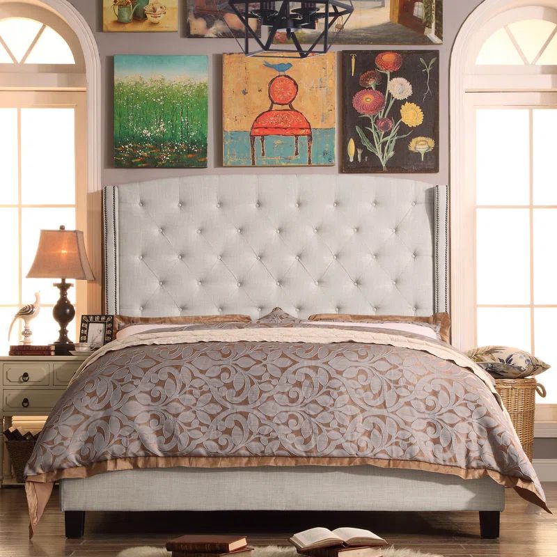 Destiny Upholstered Panel Bed | Wayfair North America