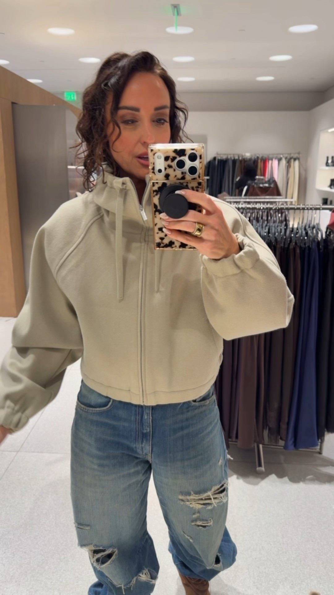Bought the Zara jacket it’s SO good but love styled with the pants tucked in the suede slouchy boot 

#LTKootd #LTKOver40 #LTKSaleAlert