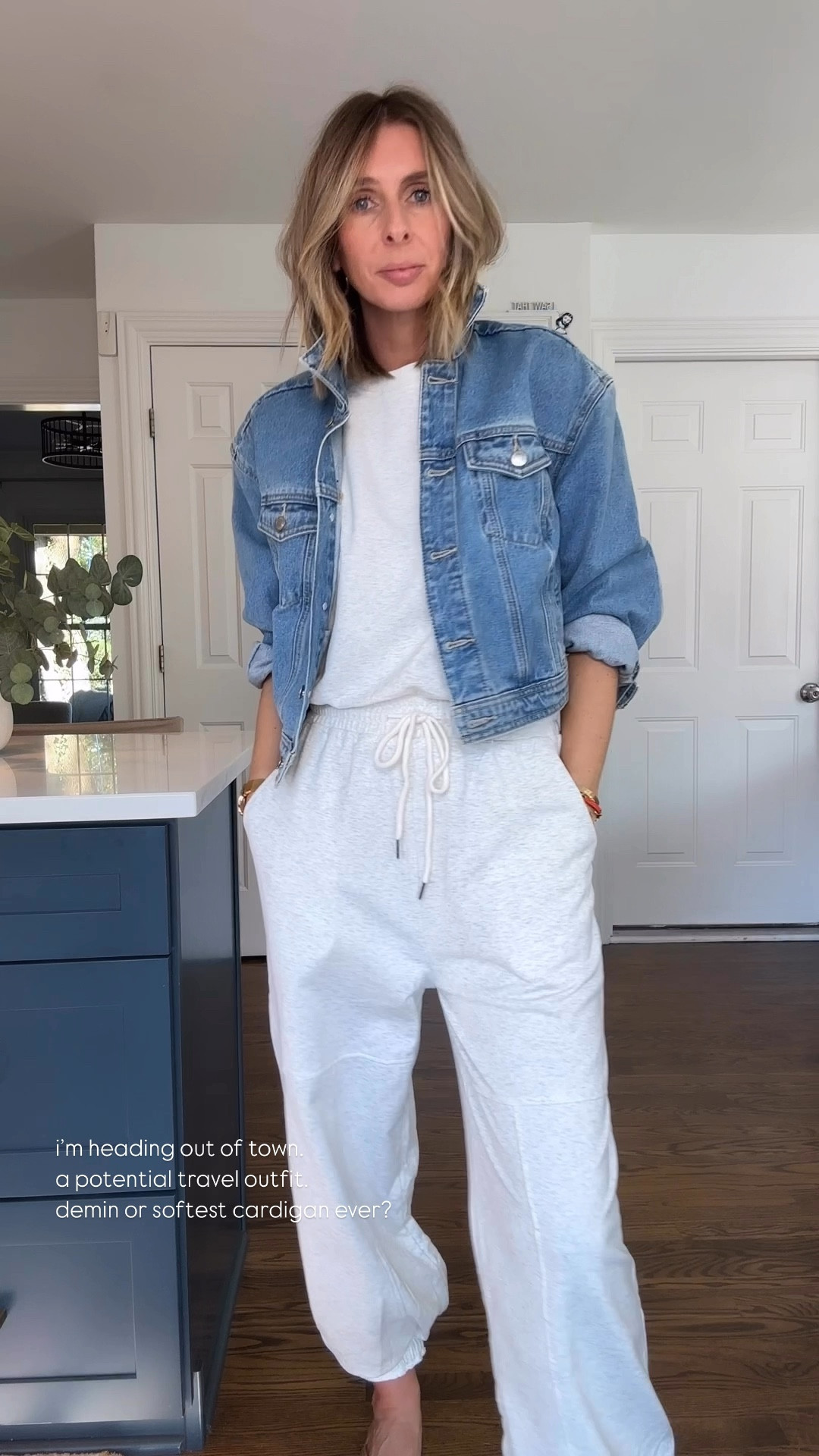 comfy travel look. love the open back on this one piece. 👌 

wearing the medium one piece. jacket is a small. cardigan is a large. 

travel outfit, amazon find, comfy and cool 

#LTKTravel #LTKOver40 #LTKFindsUnder50