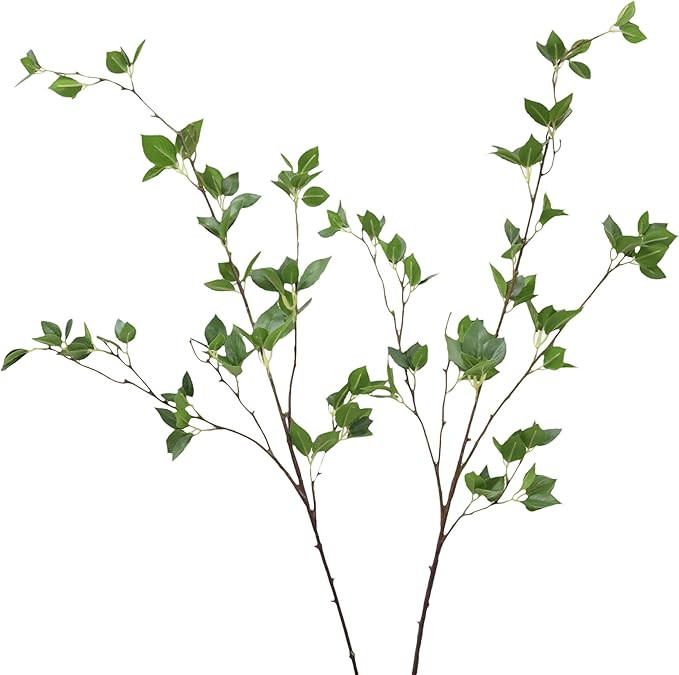 JAROWN Artificial Tree Branches with Leaves for Decoration in Vase 2pcs 39.37 Inches | Amazon (US)