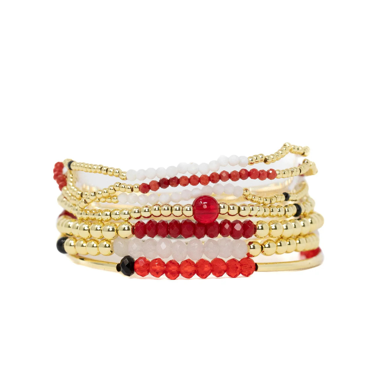 Crimson + White Spirit Stack | Allie + Bess