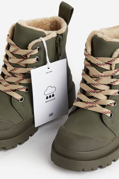 Waterproof Lace-up Boots | H&M (US + CA)