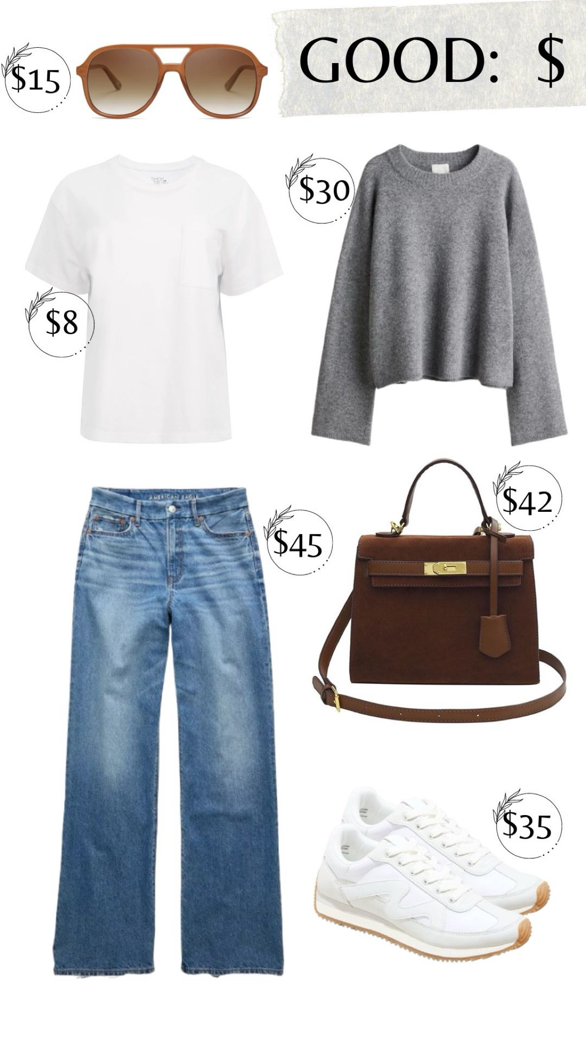 Fall outfit
Jeans
White t-shirt
Grey sweater
Sneakers
White sneakers

#LTKFindsUnder50 #LTKFindsUnder100 #LTKStyleTip