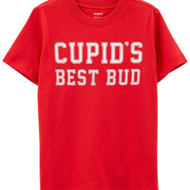 Toddler Valentine's Day Cupid's Best Bud Jersey Tee | Carter's