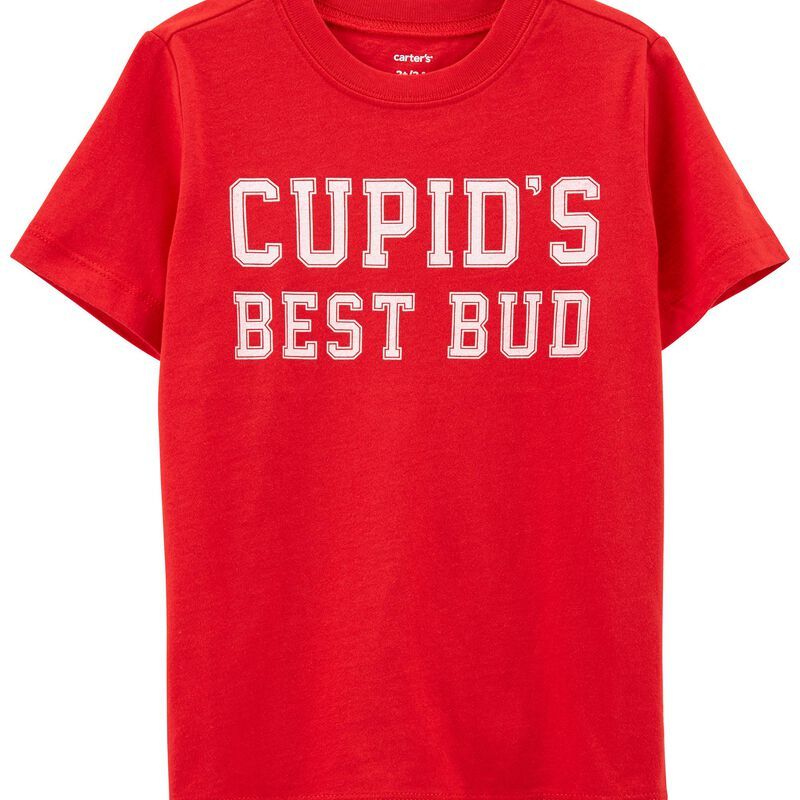 Toddler Valentine's Day Cupid's Best Bud Jersey Tee | Carter's