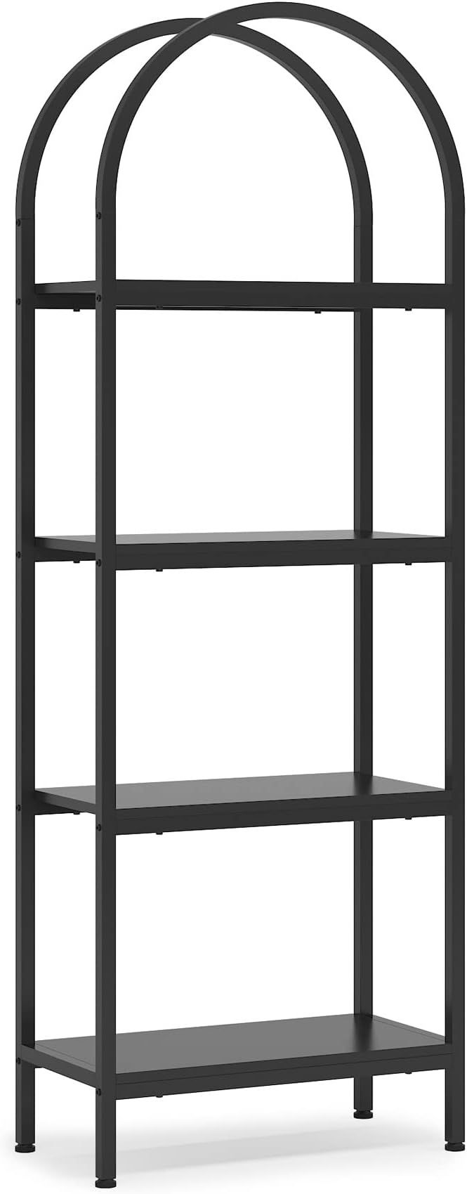 Tribesigns 4-Tier Open Bookshelf, 70.8" Wood Bookcase Storage Shelves with Metal Frame, Freestand... | Amazon (US)