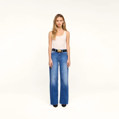 L'AGENCE Petite Scottie Wide-Leg Jean In Hasting | L'Agence