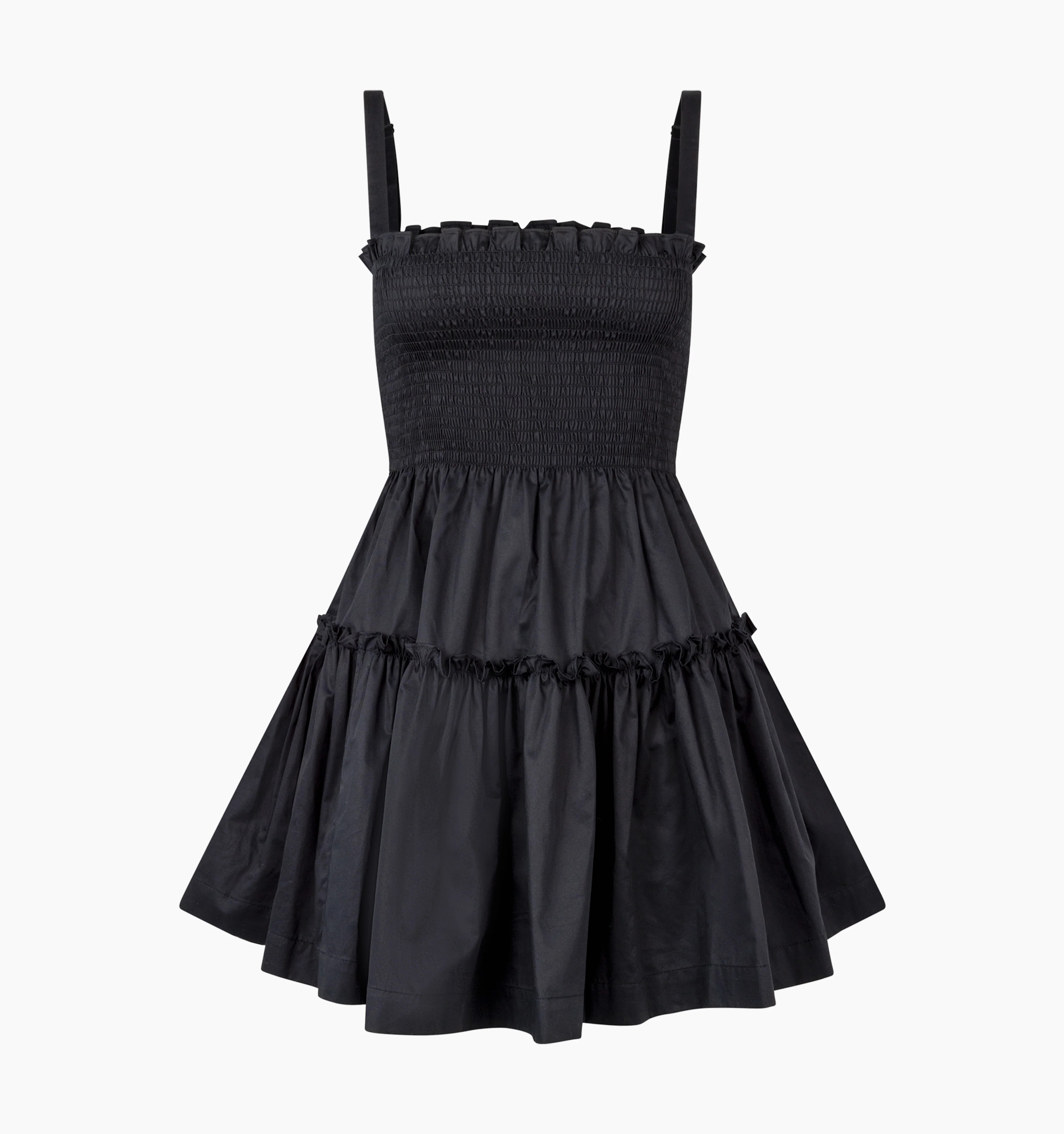 The Seraphina Mini Nap Dress | Black / XXXS | 100% Cotton | Hill House Home | Hill House Home US