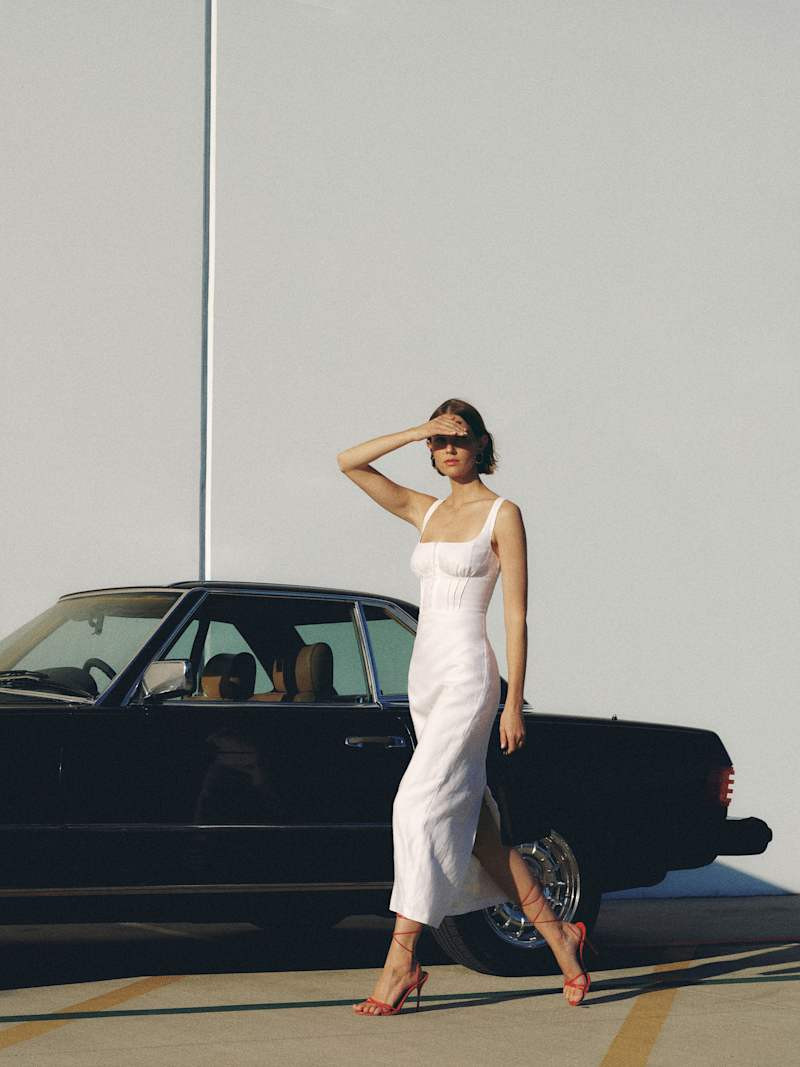 Lisa Linen Dress | Reformation (Global)
