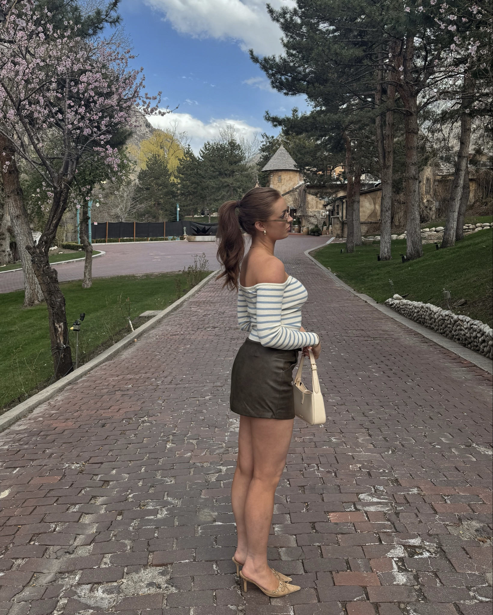 Perfect preppy outfit for summer (European summer anyone?) Basically you need every piece. Wearing top in S, skirt in M, shoes in 8.5!

#LTKtravel #LTKstyletip #LTKfindsunder100