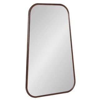 20" x 32" Caskill Framed Cowbell Wall Mirror Bronze - Kate & Laurel All Things Decor | Target