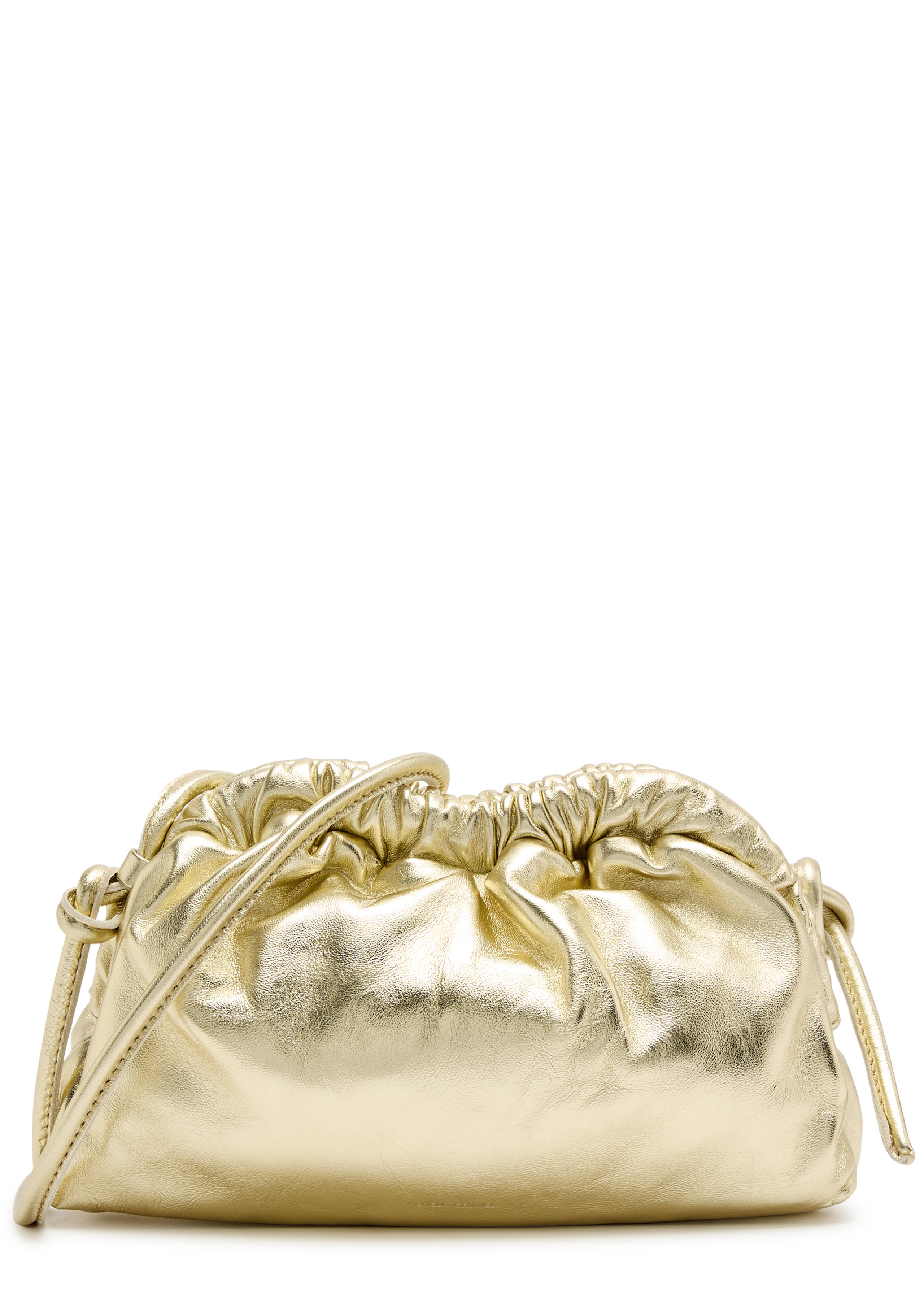 Cloud mini metallic leather clutch | Harvey Nichols