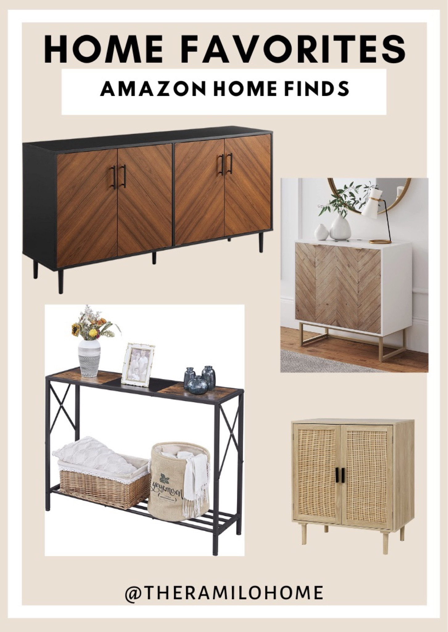 Amazon
Walmart
Target
Spring refresh
Weekly favorites 
Amazon home finds
Amazon furniture 
Entryway table
Console table
Table decor
Amazon side table
Buffet table
Modern table
Organic furniture 

Follow my shop @theramilohome on the @shop.LTK app to shop this post and get my exclusive app-only content!

#liketkit 
@shop.ltk
https://liketk.it/4aDfA

#LTKhome #LTKsalealert #LTKstyletip #LTKsalealert #LTKCyberWeek #LTKHolidaySale