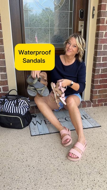 ✈️ 4 Water-Resistant Sandals 🩴 
All use strong velcro straps!
1. If walking across the street to the beach like I did in Maui, these pool shoes are supportive and waterproof.
2. These green ones have flattering thin straps and are waterproof with a rugged sole and arch support.
3. These are similar but different company and have just a few left. They are water-resistant with arch support and a rugged sole.
4. These are waterproof because I tested them in Cabo by walking into the pool with them.

👨‍✈️ I’m a Houston pilot wife sharing tips to help you “travel the globe without a worry in the world” on YTube and IG. #waterproof #waterproofsandals #waterproofshoe #waterresistantshoe #travelshoe 

#LTKShoeCrush #LTKTravel #LTKOver40