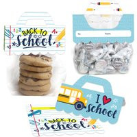 Back To School - Diy First Day Of Classroom Clear Goodie Favor Bag Labels Candy Bags With Toppers Set 24 | Etsy (US)