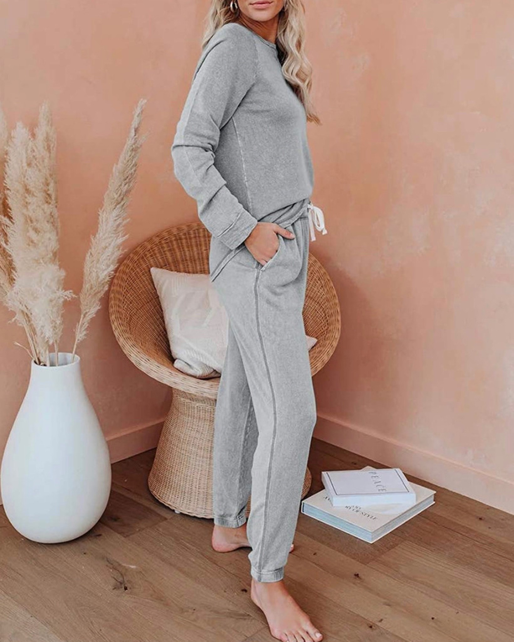 Fall PJs, Fall Pajamas, Fall Loungewear, Eurivicy Women's Solid Sweatsuit Set 2 Piece Long Sleeve Pullover and Drawstring Sweatpants Sport Outfits Sets 

#LTKunder50 #LTKSeasonal #LTKstyletip