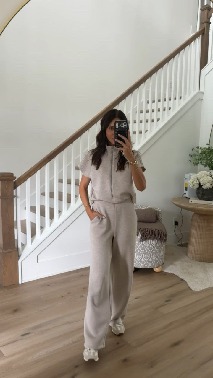 Spanx sale 20% off code LTK20. I'm in size S.

SPANX sale, SPANX jumpsuit, half zip jumpsuit, wide leg jumpsuit, neutral jumpsuit, fall jumpsuit, casual fall outfit, travel outfit, comfy chic outfit, women’s jumpsuit

#LTKSaleAlert #LTKOver40 #LTKootd