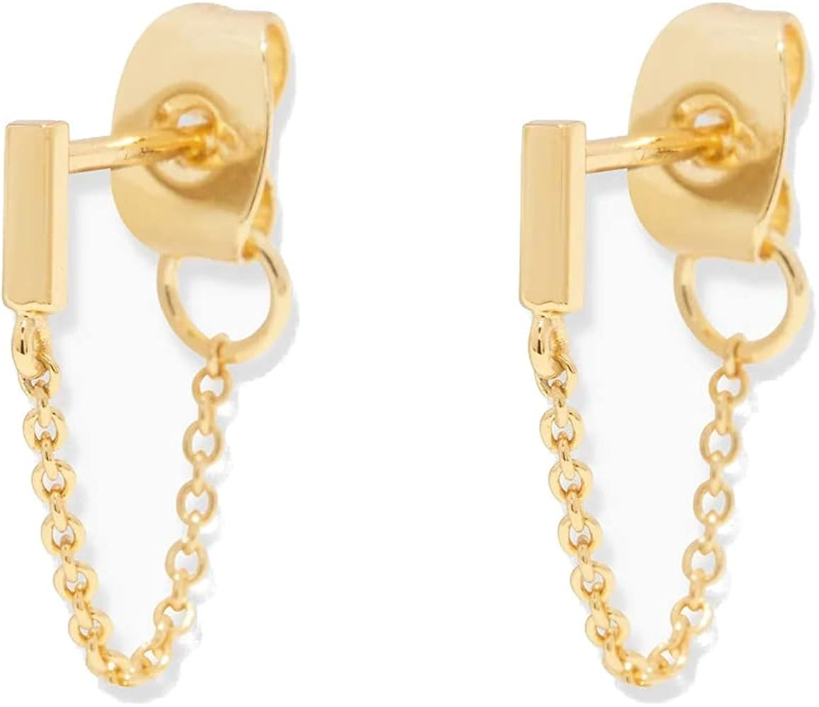 Gorjana Women's Tatum Chain Huggies | Amazon (US)