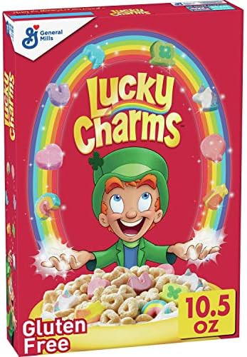 Lucky Charms, Gluten Free Breakfast Cereal, 10.5 oz | Amazon (US)