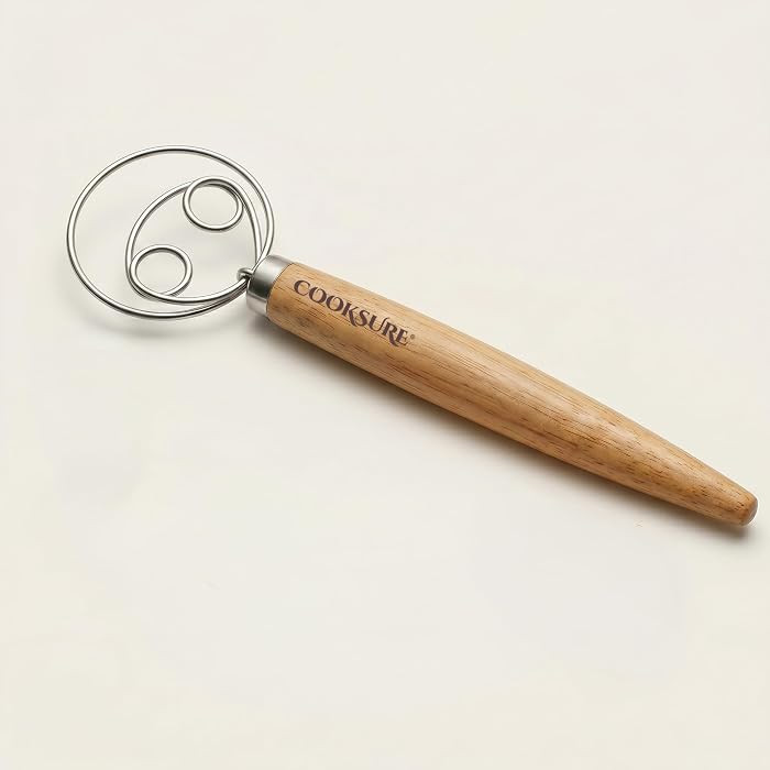 Danish Dough Whisk for Sourdough Bread \u2013 13 Inch Bread Whisk with Wooden Handle \u2013 304 S... | Amazon (US)