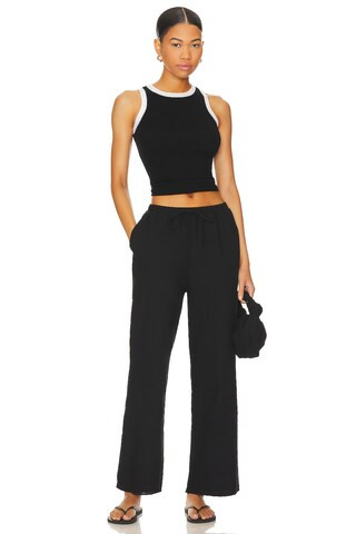 Linen Pants in Black | Revolve Clothing (Global)
