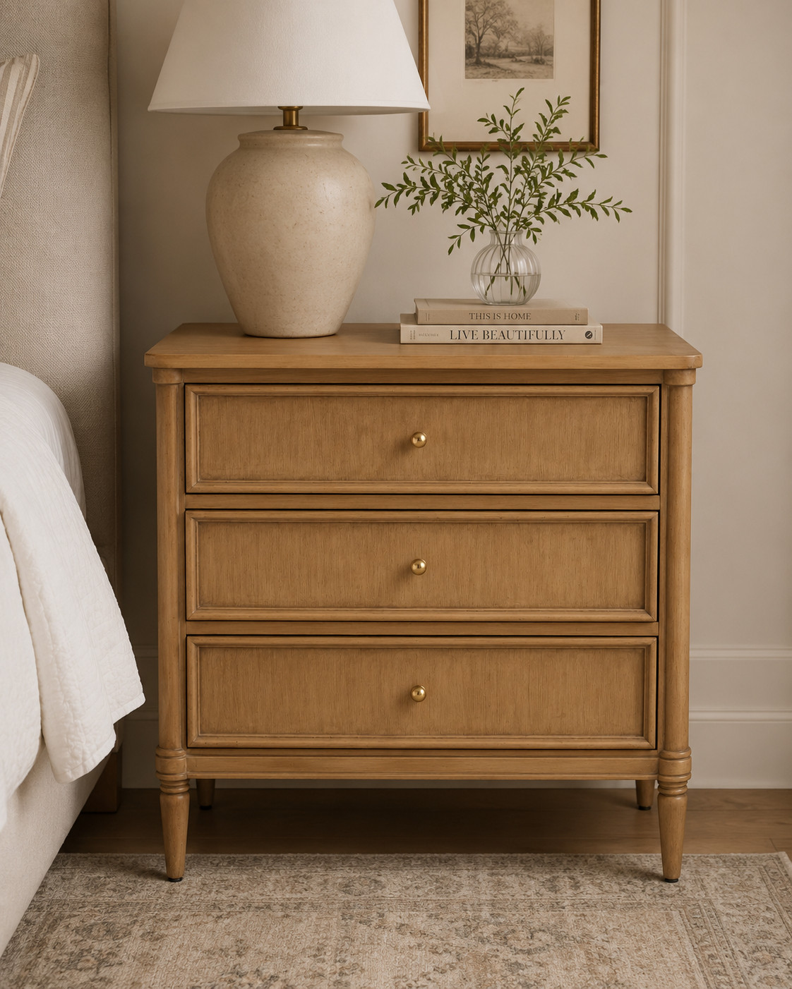 This Target nightstand LOOKS straight out of a designer home 😍 

 #LTKSeasonal #LTKOver40 #LTKHome