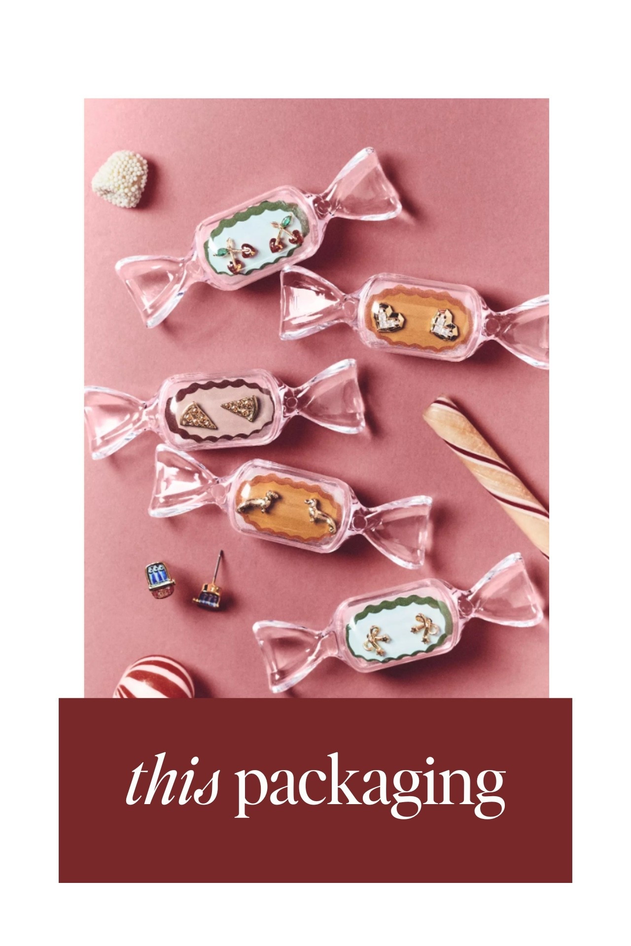 Gifts for girls- the cutest stocking stuffer. These little Anthropologie stud earrings are adorable and come in little acrylic candy packages. So good! 

So many styles to pick from!

#LTKFindsUnder50 #LTKGiftGuide #LTKHoliday