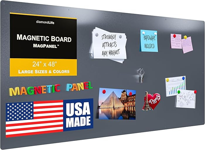 24"x48" - Magnetic Board - Memo & Vision Board for Home, Office, and Classroom - Magnet Board for... | Amazon (US)