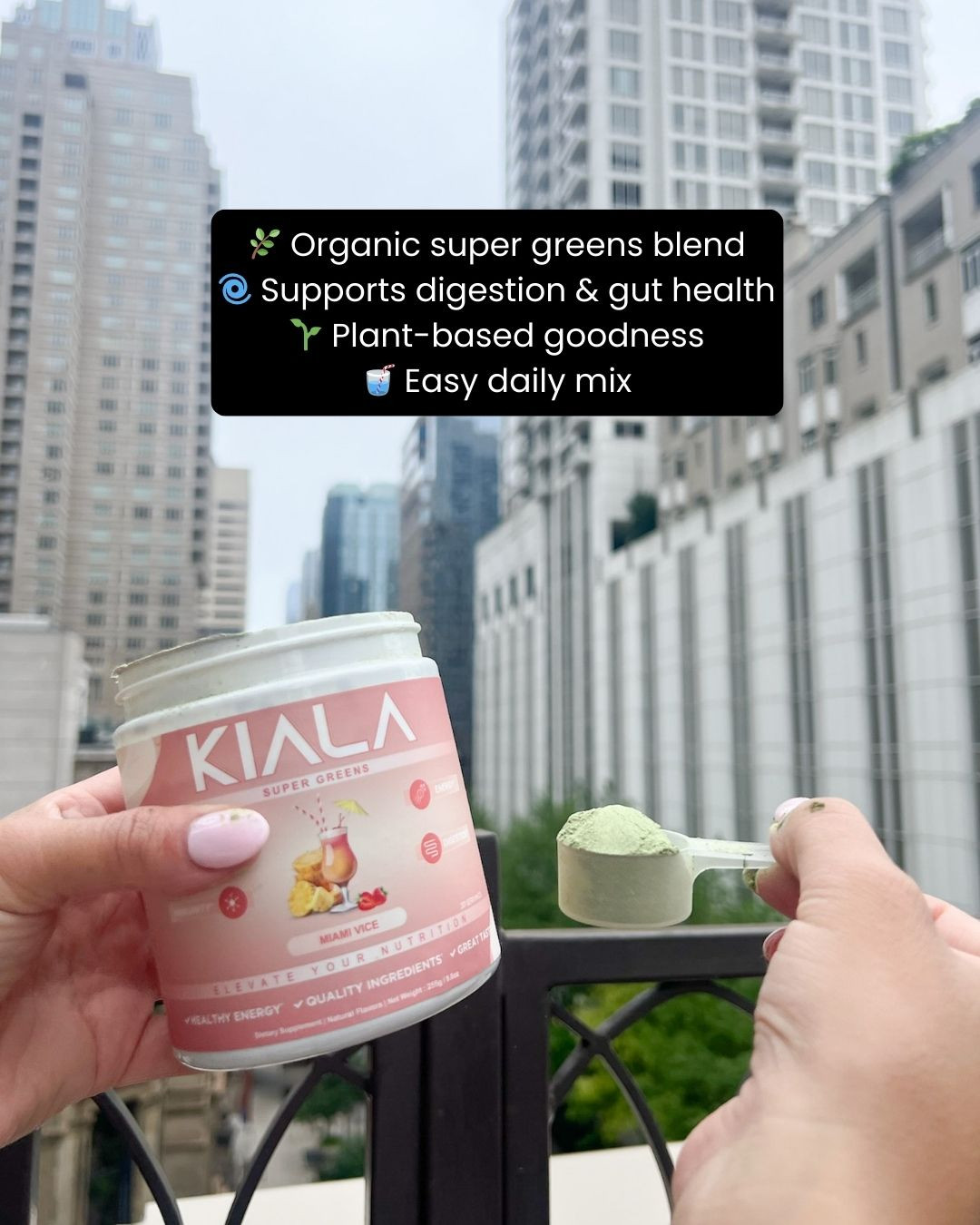 Boost your daily wellness the easy (and refreshing) way 💚✨ with this Kiala Nutrition Super Greens organic greens powder with spirulina & chlorella! Packed with nutrient-dense greens and antioxidants, it helps support digestion, energy, immunity, and overall balance 🌿💪. Perfect for busy days when you want a simple scoop-in routine that supports your health from the inside out 👀✨. Trust me, this is one wellness habit you’ll actually stick to 💕

#supergreens #greenspowder #wellnessessentials #healthylifestyle #supplements #guthealth #immunesupport #selfcare #wellnessjourney #healthgoals #nutrition #healthyhabits #wellbeing #dailyroutine #healthboost #naturalwellness #lifestyleupgrade #easywellness #vitamins #wellnessinspo #healthyliving #dailyessentials #ltkhealth #healthcare #ltkfinds 

 