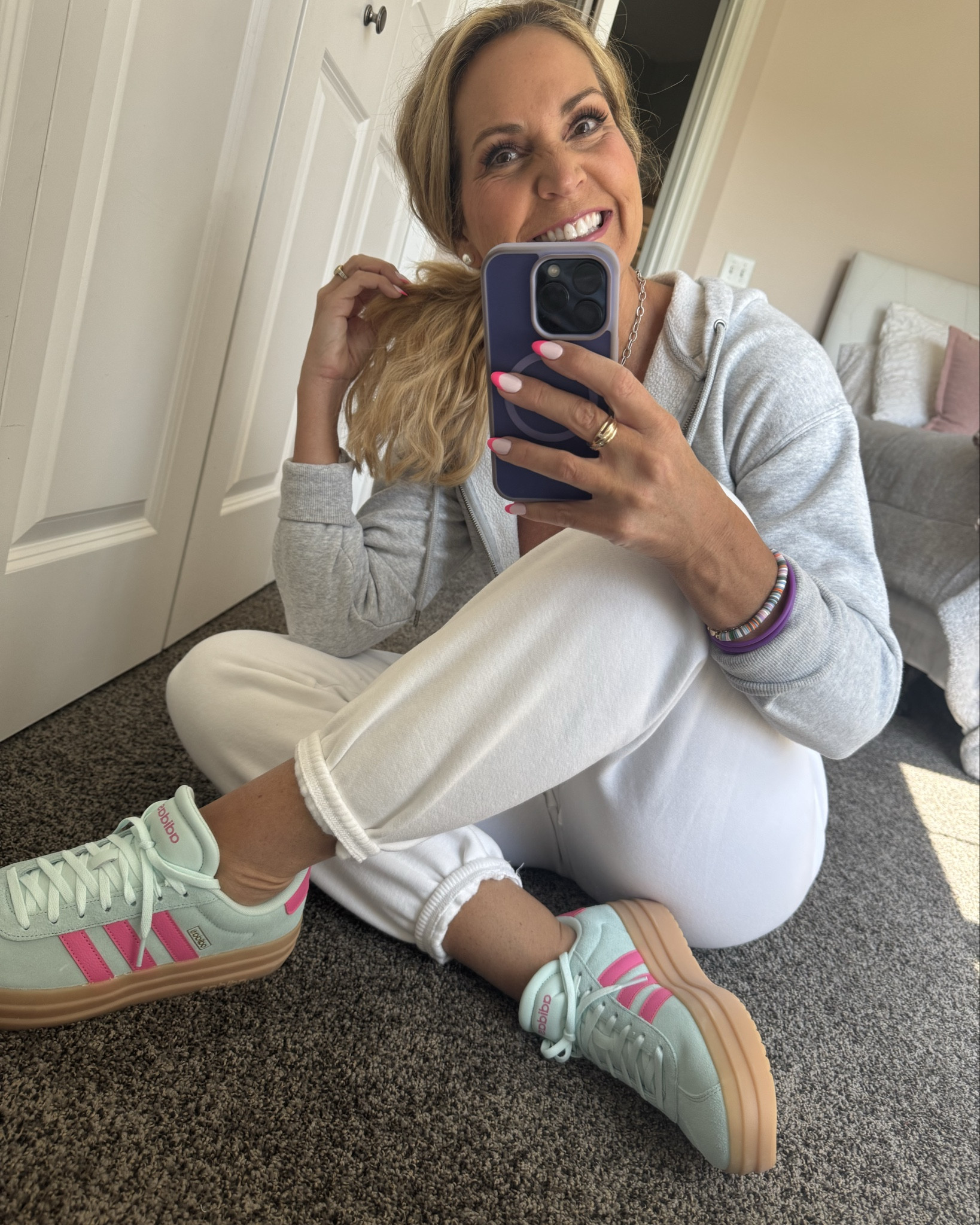 Statement sneakers💕
Comfy and oooh so cute!
Wearing a size 9 - I wear a 9.5 in my Brooks if that helps!
And I’m wearing the most comfortable joggers ever!  Size Medium (for an oversized look)
And the infamous Target tank too! 

#LTKOver40 #LTKShoeCrush #LTKActive